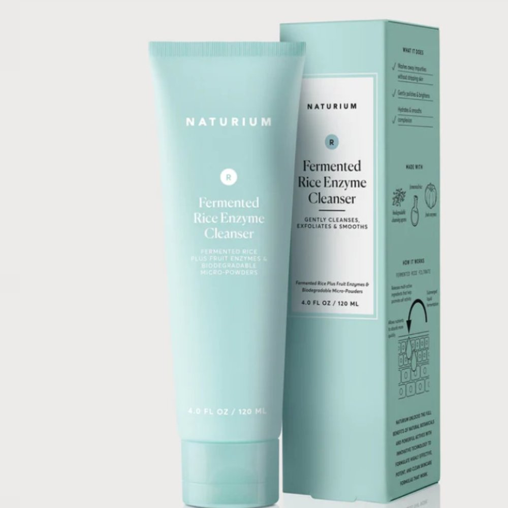 Naturium Fermented Rice Enzyme Cleanser, 120mL